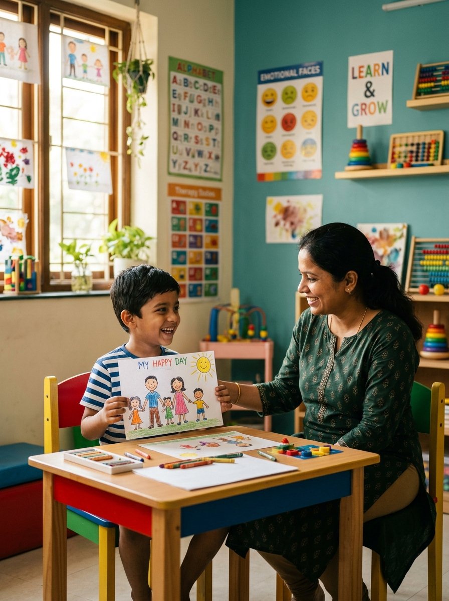 Happy child at SOUL Special School, Patna